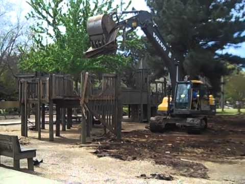 playground demolition